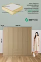 Armoire Baru à 6 portes et 2 tiroirs