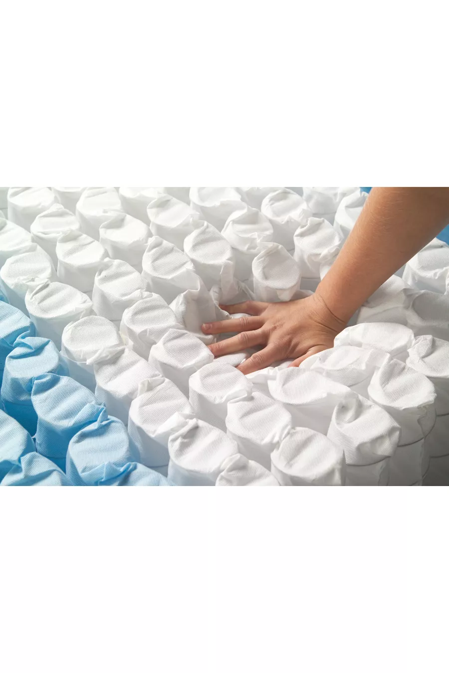 Matelas Orthopédique Complet avec Ressorts Pocket et Coussin en Gel Visco Bıo Night 5 Zones