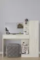 Coiffeuse Orchidée, 1 tiroir, avec armoire et miroir