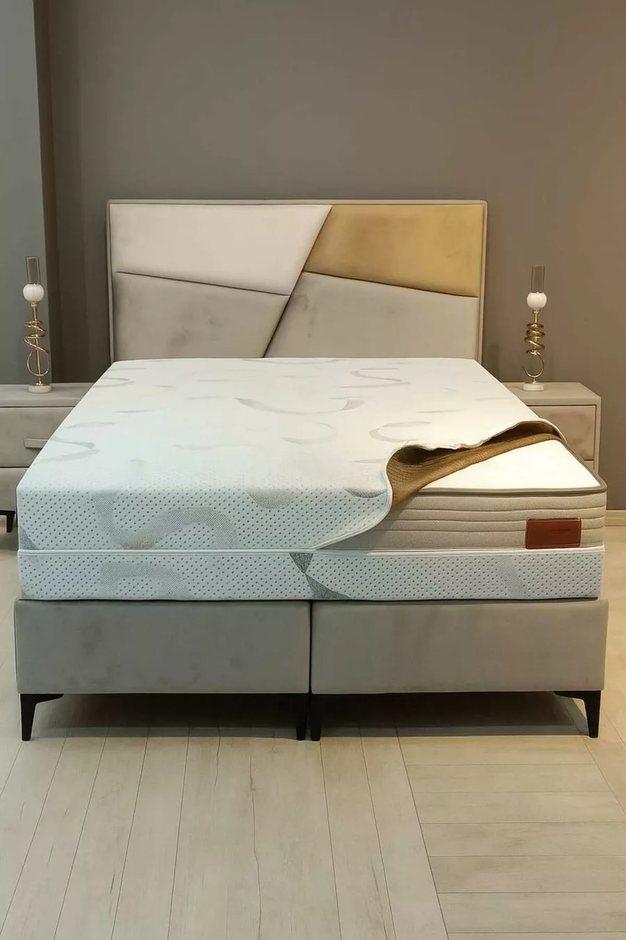 Bdphome Surmatelas & Matelas avec Housse Zippée