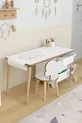 Table d'activité avec rouleau de papier à dessin, bureau pour enfants, armoire à jouets