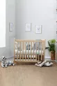 Petit matelas pour bébé orthopédique ergonomique réversible avec housse zippée