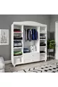 Armoire/penderie Sandy 4 portes (% MDF)