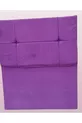 Titre DK Simple Tissu en velours de poulain Fuchsia foncé Rembourrage matelassé fait à la main