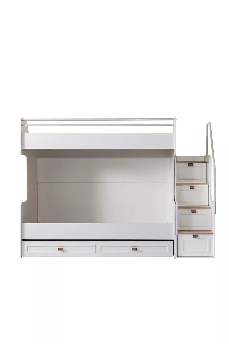 Lit superposé, Lit superposé avec tiroirs Zenit Plus, Armoire à 3 portes, 2 matelas confort