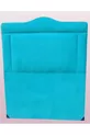 Titre DK Lit Simple Tissu Turquoise Plume Modèle Sculpté Fait Main