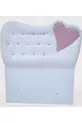 Titre DK Modèle à Cœur Simple Taille Lit Simple Tissu Blanc Feutre de Cheval Fait Main