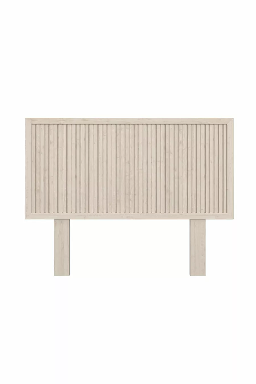 Tête de lit unique en bois naturel Alaz (VERTICALE)
