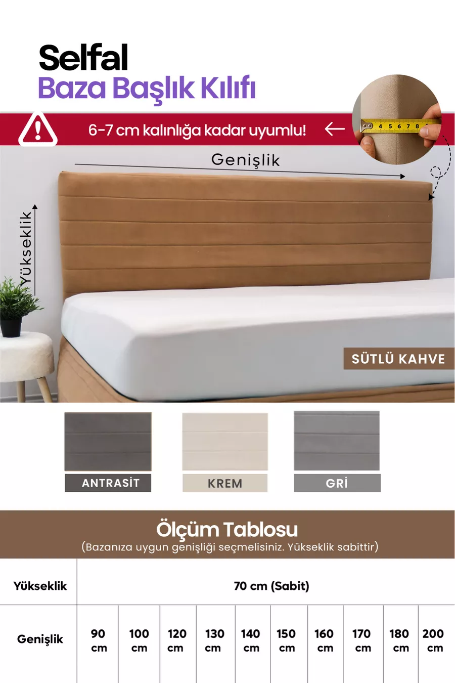 Housse de Tête de Lit pour Lit - Tissu Matelassé en Poil de Poney (Options de Taille)