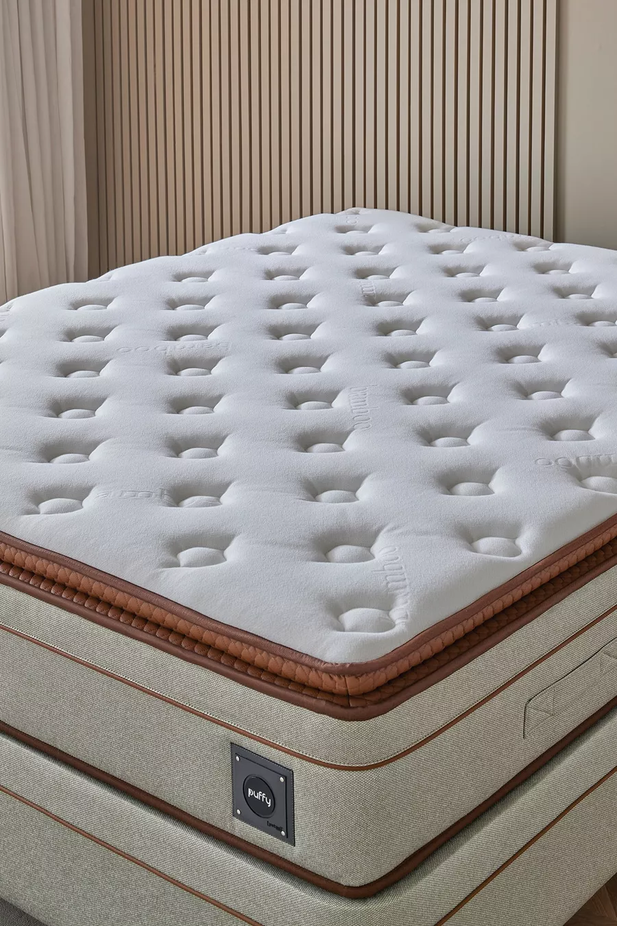 Matelas à ressorts avec poches Pedic en bambou