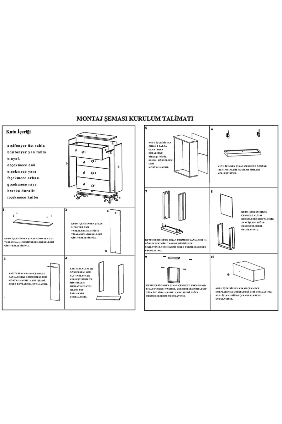 Commode Mélodie Anthracite