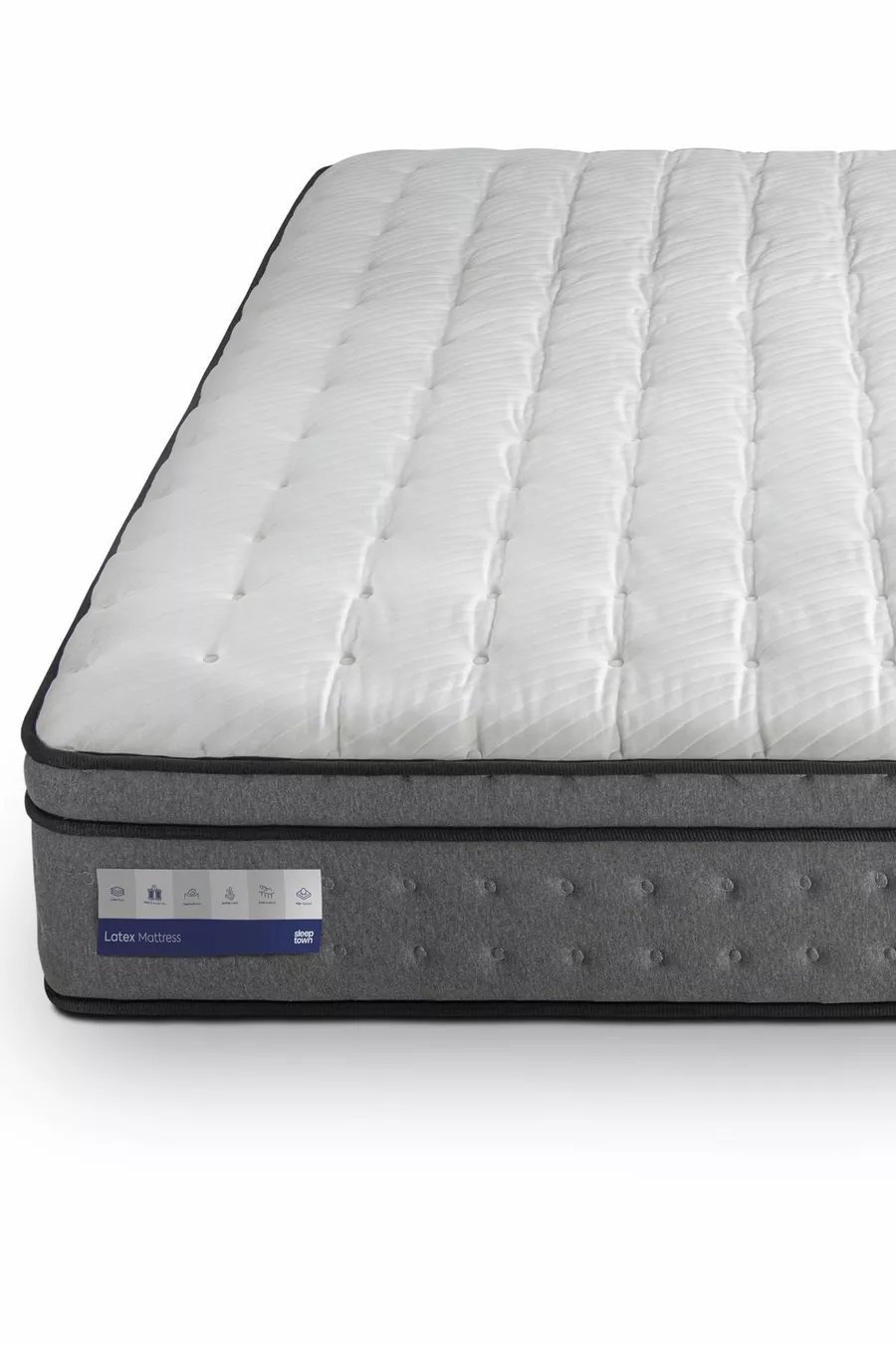 Matelas orthopédique à ressorts ensachés Latex 5 Zones Premium Double