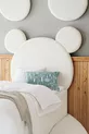 Tête de lit, peluche blanche, tête de lit simple avec coffre, tête de lit en peluche Mickey Mouse