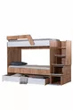 Lits superposés, Lit superposé triple avec échelle + 3 matelas confort