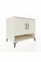 Commode Kronos 2 étagères 2 portes Pierre de lune-Pierres de lune