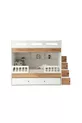 Lit superposé Berlin / 2 pièces avec matelas à ressorts en bambou inclus