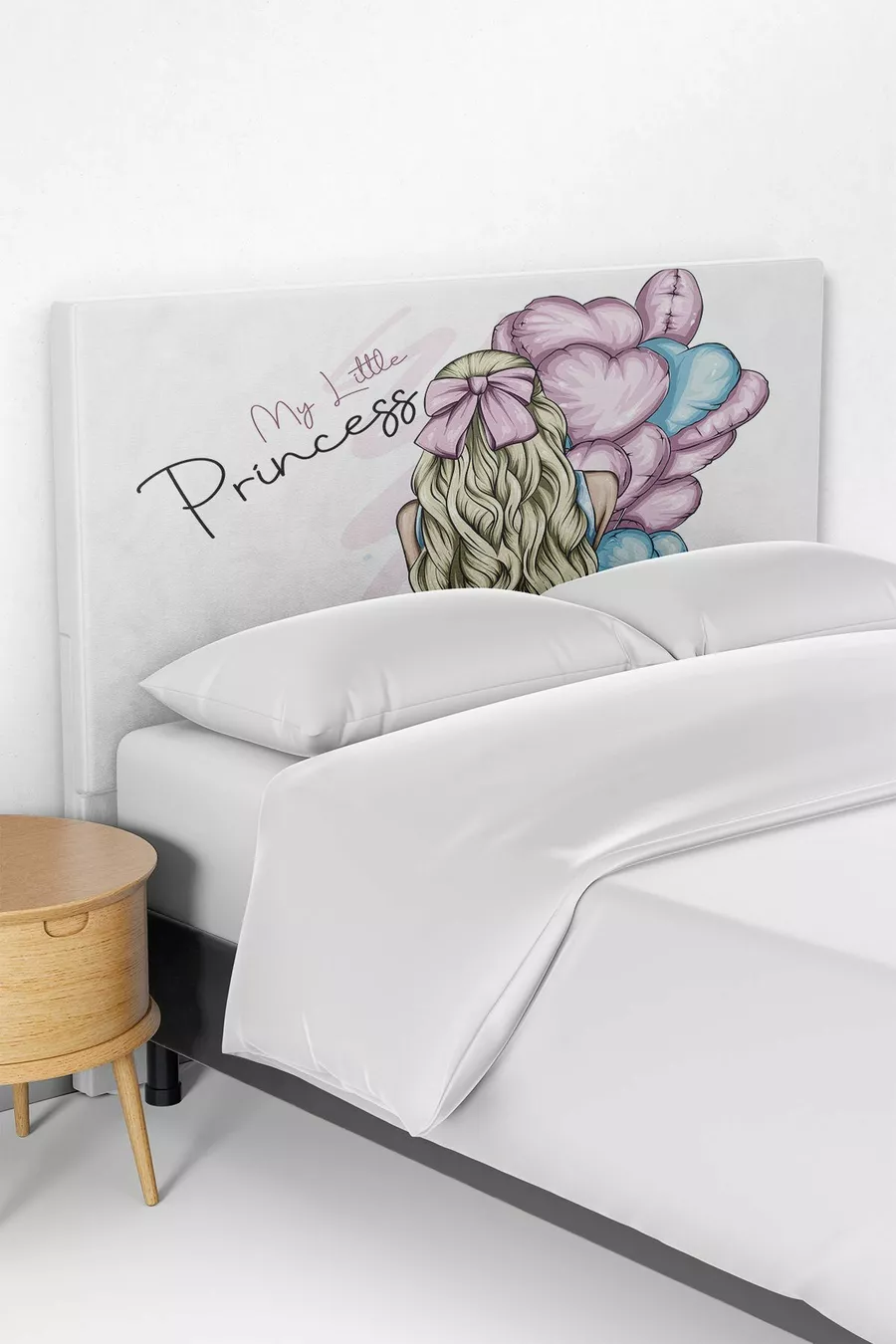 Housse de tête de lit pour enfant à motifs Petite Princesse