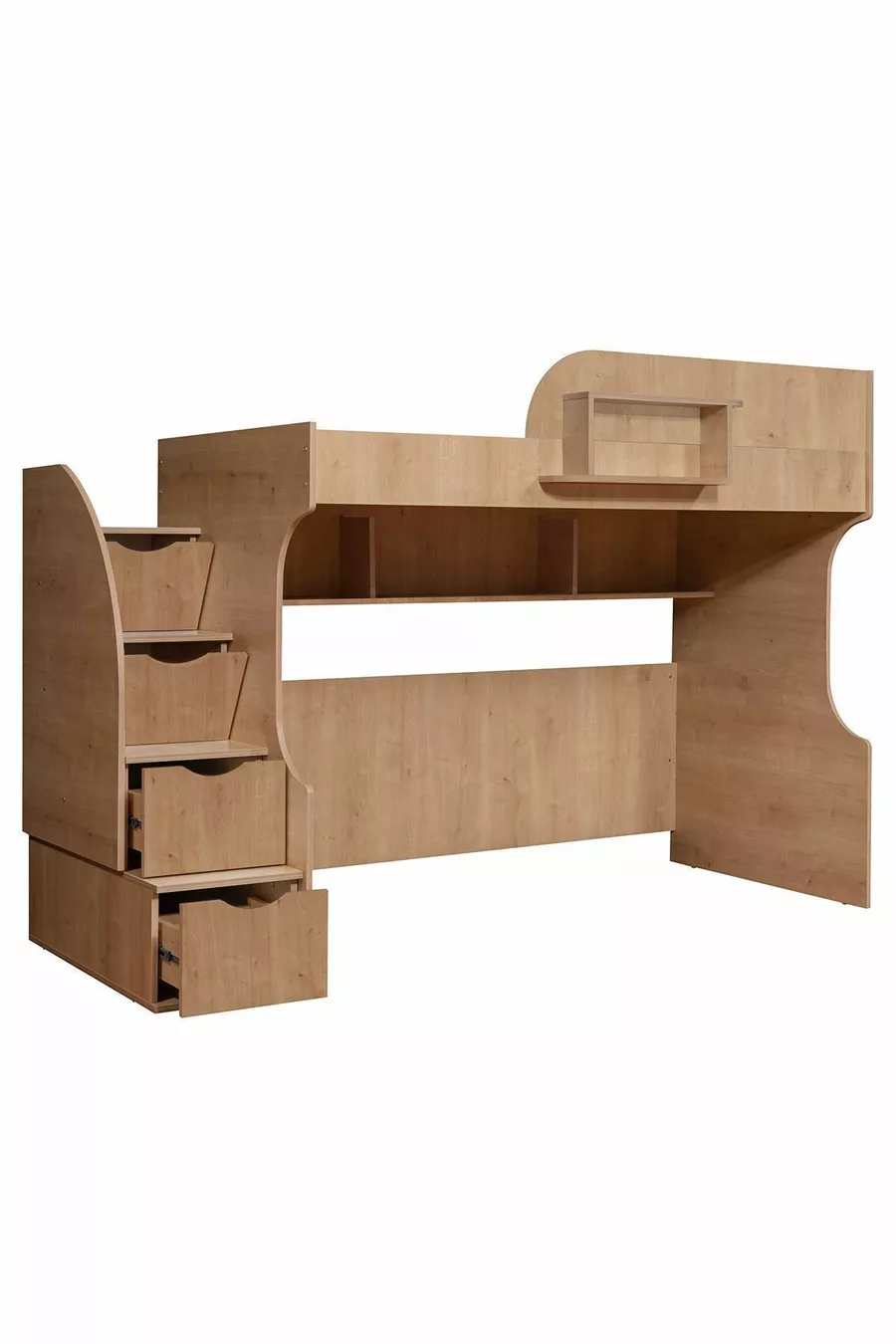 Lits superposés, Lit Aura Ranza avec table et 2 matelas Comfort