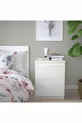 Table de chevet, blanche, cm