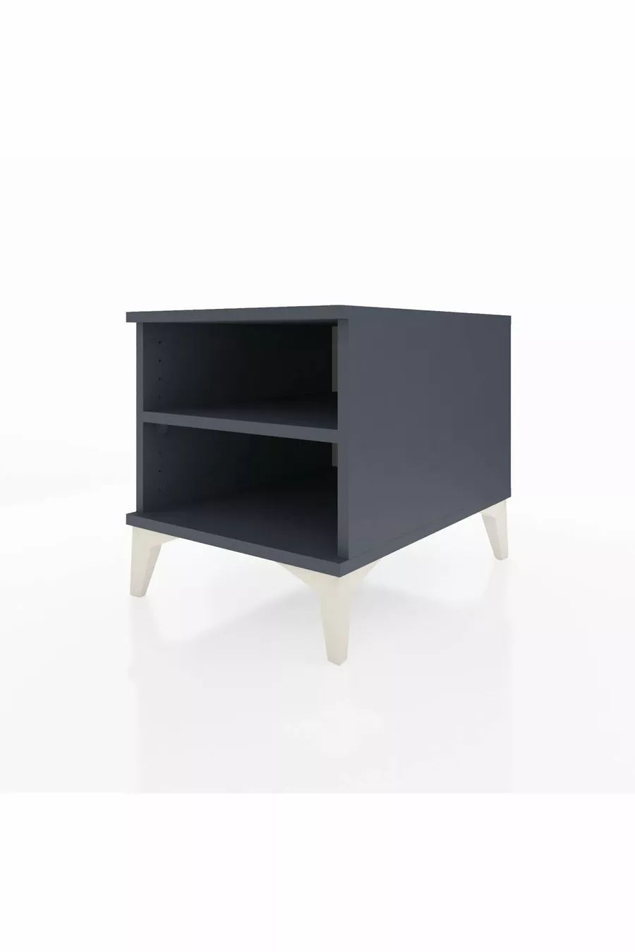 Chevet Kronos à une étagère Anthracite-Anthracite