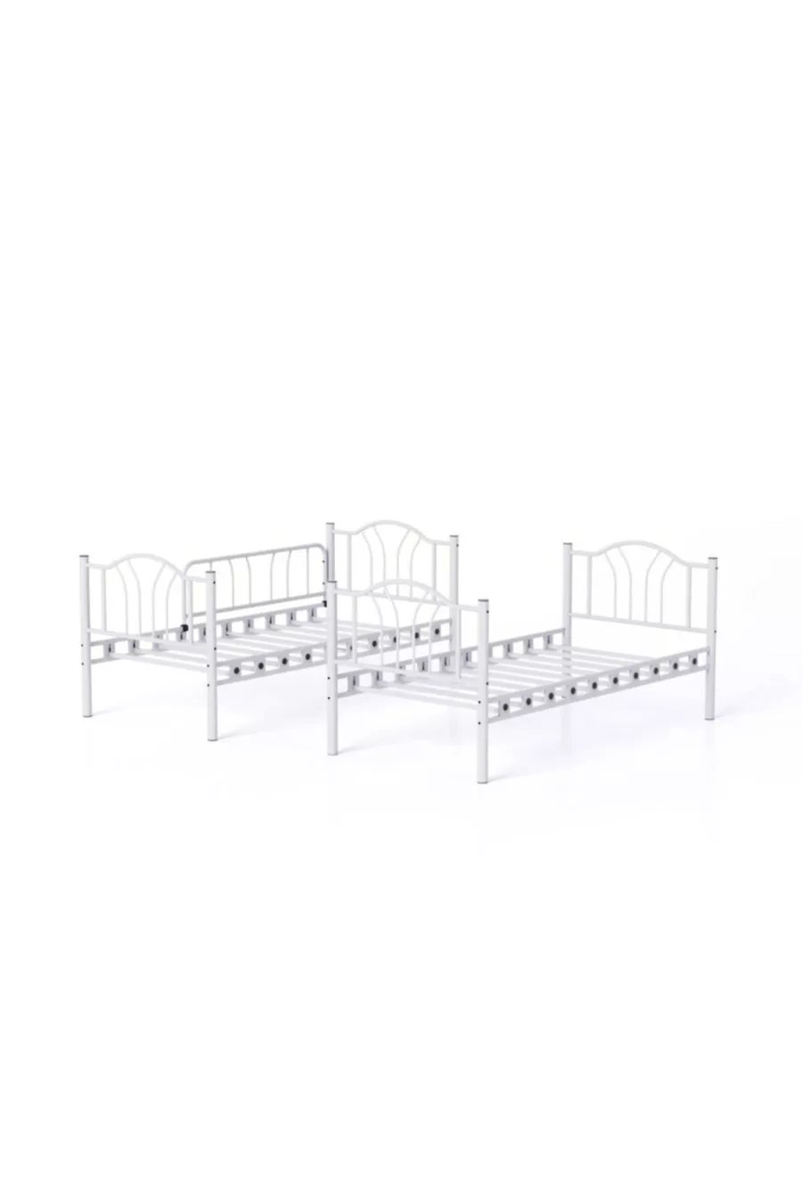 Lit superposé en métal pour chambre d'enfant Bella, dimensions de matelas