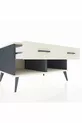 Commode Kronos 2 tiroirs Anthracite-Pierre d'ardoise