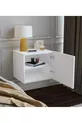 Commode murale en MDF avec porte blanche élégante, moderne et polyvalente
