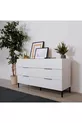 Commode Oryana à 6 tiroirs - Blanc Lac Mat cm