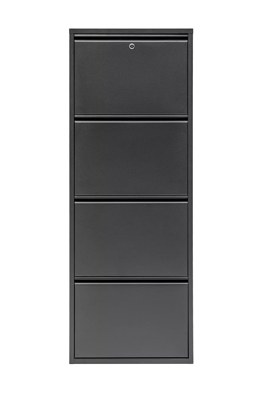 Étagère à chaussures en métal verrouillable 4 places - Anthracite RAL - 