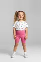 %  Coton Côtelé Kaşkorse Legging Court pour Fille avec Taille Haute Extensible