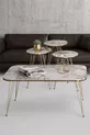 Table gigogne et table basse ensemble set double or Efes fil