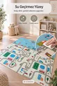Tapis de jeu pour bébé et enfant réversible pliable Best Friends – Tapis de jeu éducatif, avec sac de transport