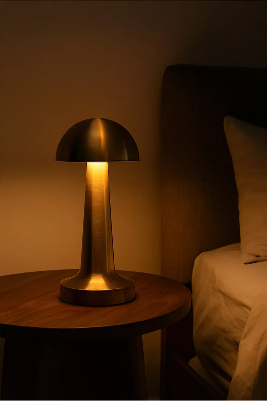 Lampe de bureau rechargeable à 3 couleurs de lumière dimmable OR Boîtier doré 