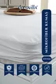 Protège-matelas imperméable à l'eau avec bord complet ajusté en microfibre, drap blanc