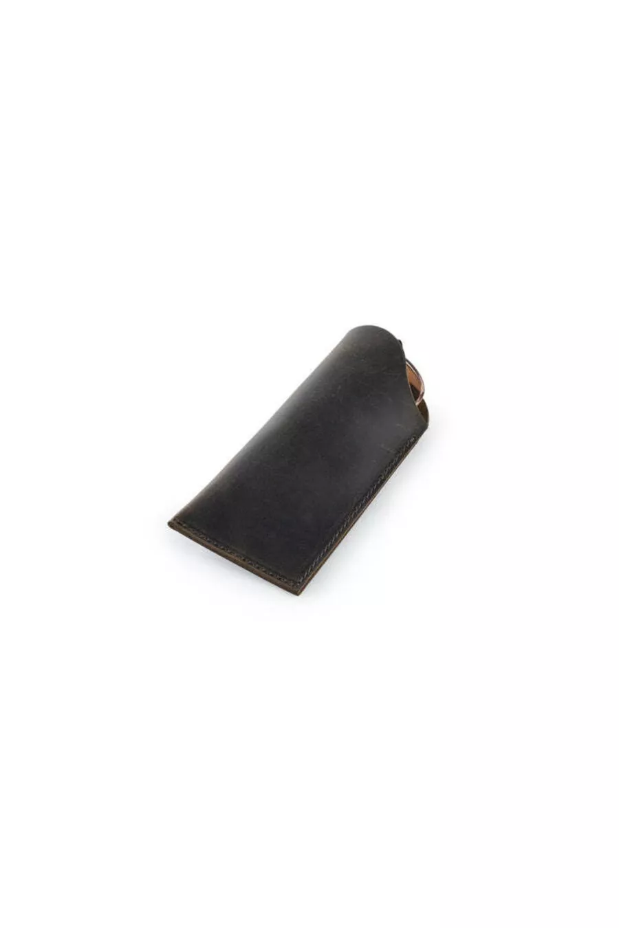 Étui à lunettes en cuir vieilli, étui à lunettes personnalisé fait à la main