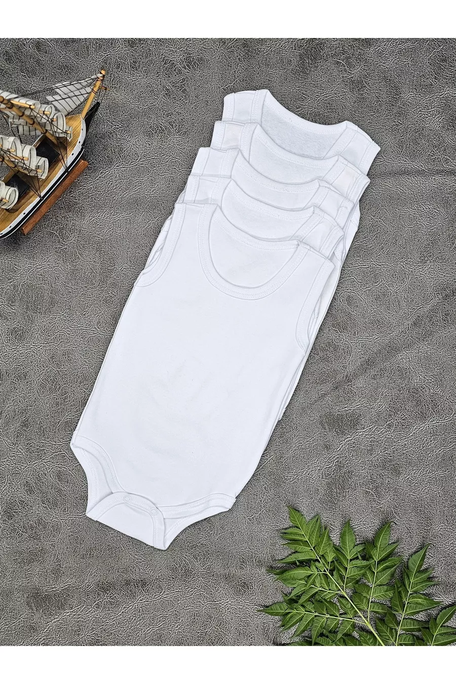 Body pour bébé à boutons-pression en coton par lot de 5, débardeur, économique, fille garçon, 0-9 ans
