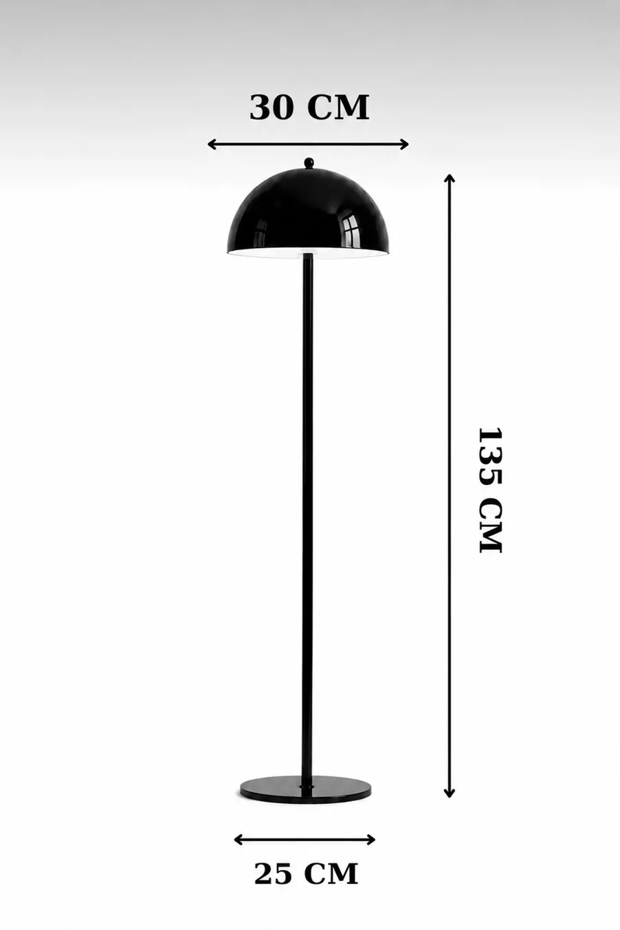 Lampadaire Bohème Cerise Grand Modèle Vienne avec Abat-jour en Métal pour Salon, Chambre, Éclairage d'Angle