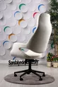 Fauteuil de Directeur et Gestion Wagner (Blanc Cassé) (Hydrofuge, Anti-tache, Tissu Lavable)