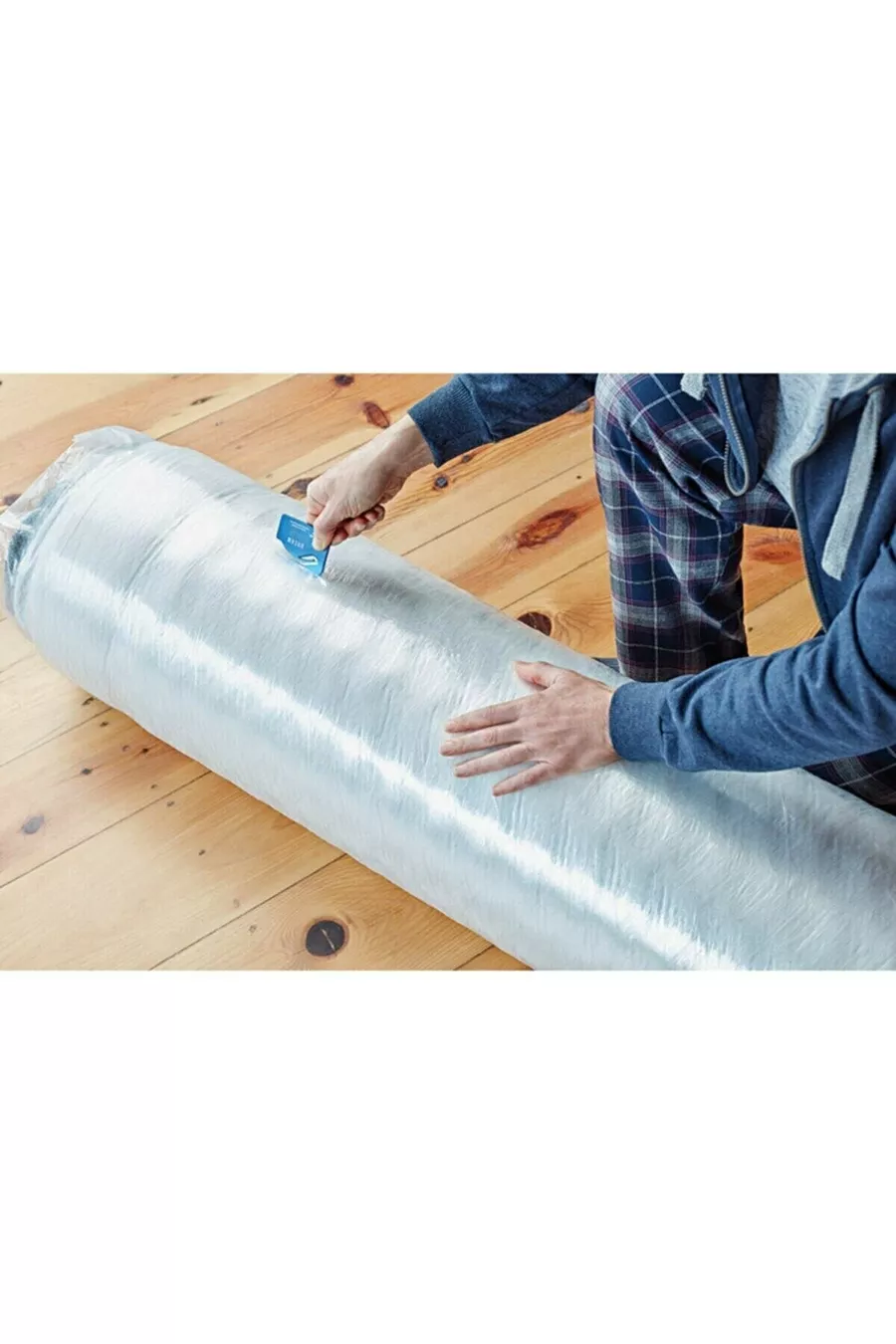 Matelas orthopédique à élastique pour une personne en tissu Aloe Vera
