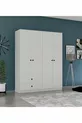Gm  Novado Armoire 4 Portes 2 Tiroirs avec Poignées Bouton