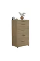 Commode Trendline 5 tiroirs - Chêne Florida cm