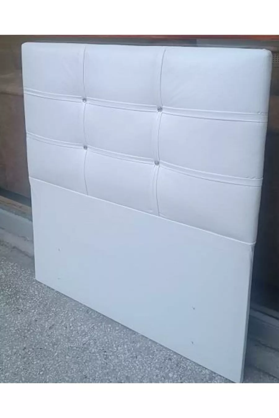 Titre DK Modèle Simple en Cuir Synthétique blanc Fait Main