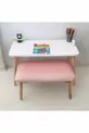 Bureau pour enfants Lilyum 1 pouf Table d'activité Ensemble de table d'activité