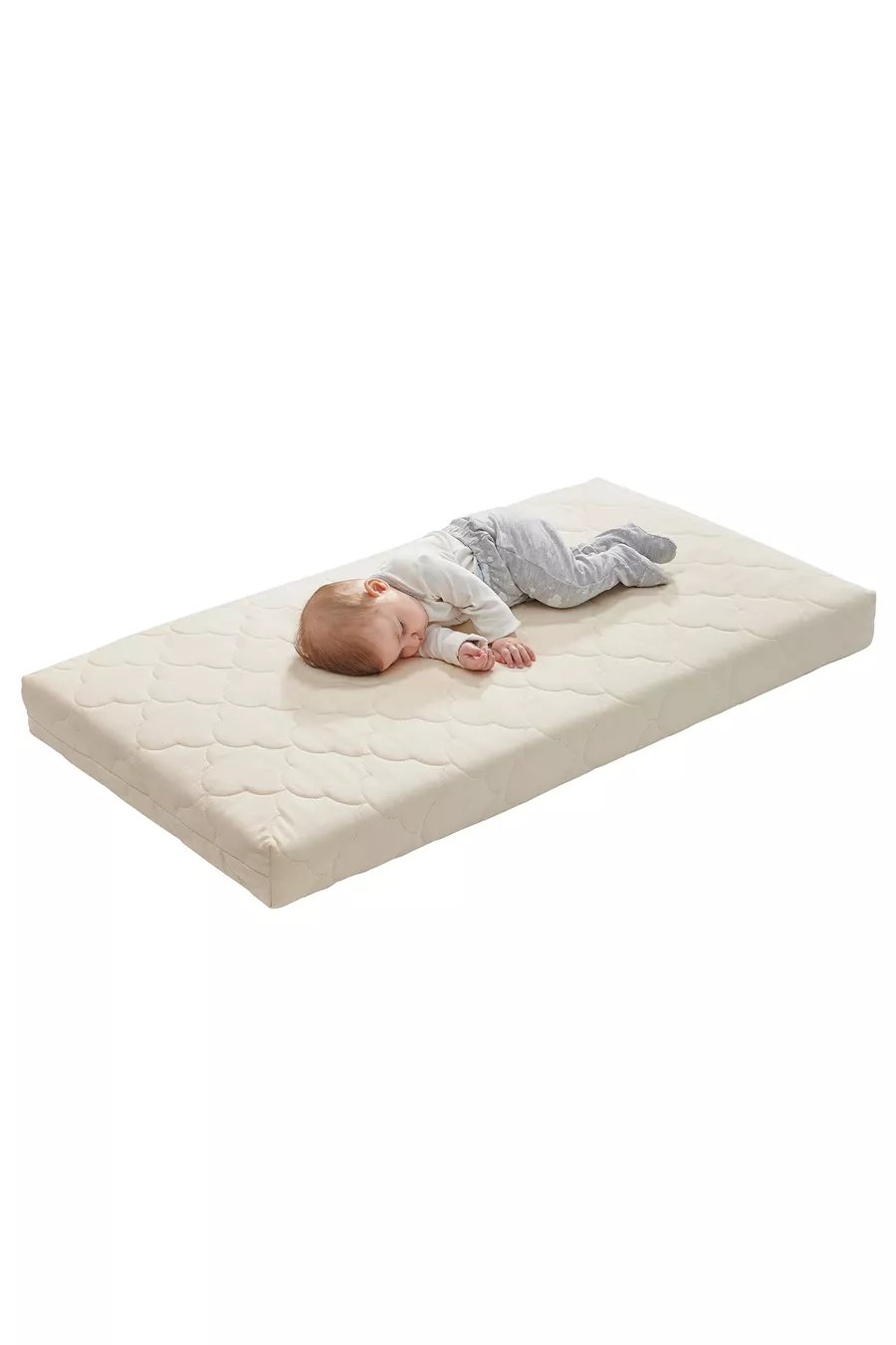 Matelas pour bébé avec housse lavable et contenu naturel Cottonia