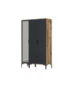 Armoire à 3 portes Kumsal Rt - Anthracite