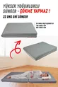 Lit pliant Matelas pliant Matelas en mousse Coussin-lit Lit d'appoint 2yktlnr