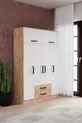 Thème 6 Couverture 2 Armoire à tiroirs Pin Atlantique Blanc