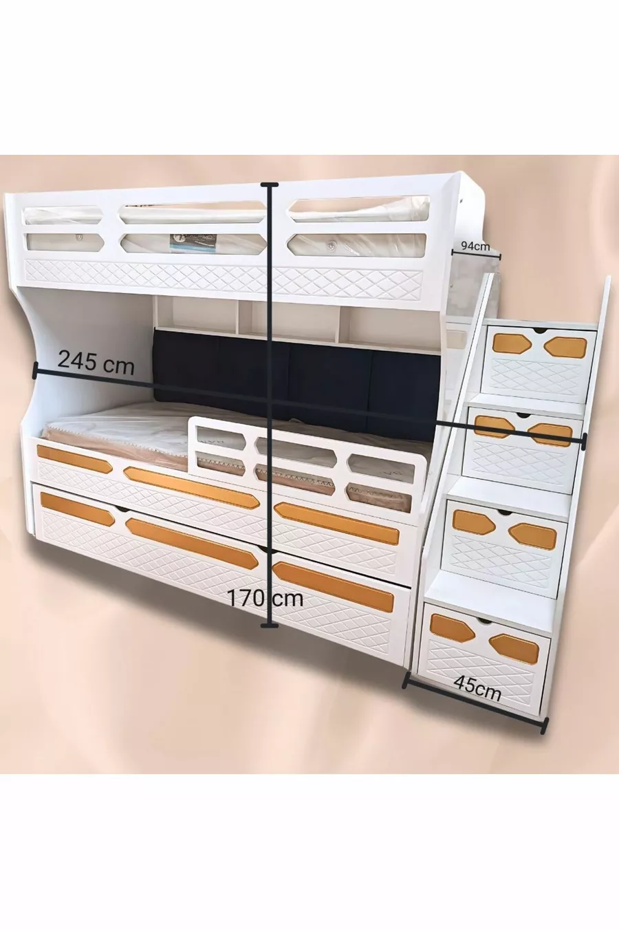 Lit superposé Lyra Sleep MDF