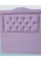 Titre DK Modèle Simple 'taille' Tissu Violet Clair en Poil de Poney Fait Main
