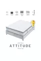 Matelas orthopédique avec soutien de la colonne vertébrale et oreiller intégré Attitude Aloe Vera